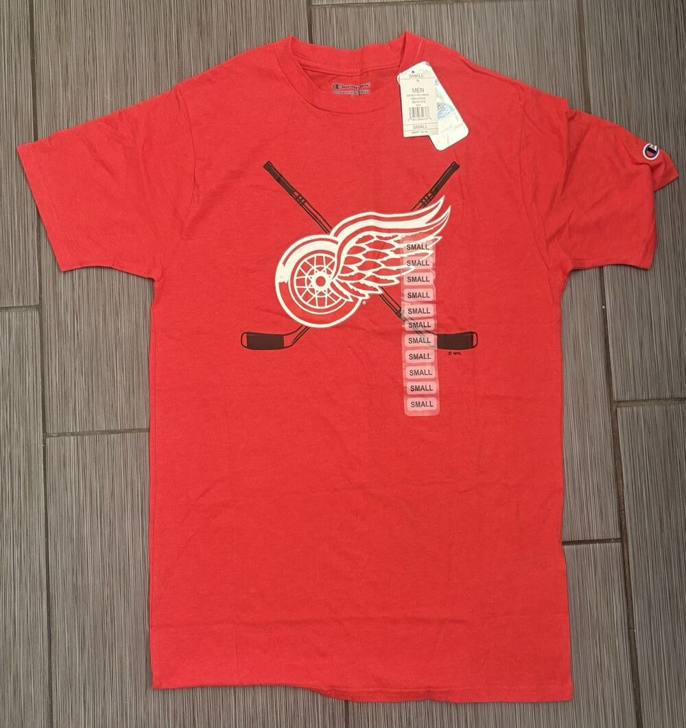 Detroit Red Wings NHL Champion Short Sleeve T-shirt Men’s Medium Red